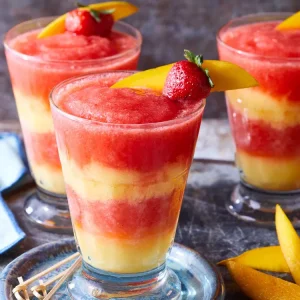 Strawberry Mango Margarita Mocktail