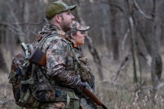 couple hunting squirrel