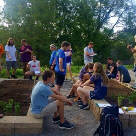Students in the Grow Lab