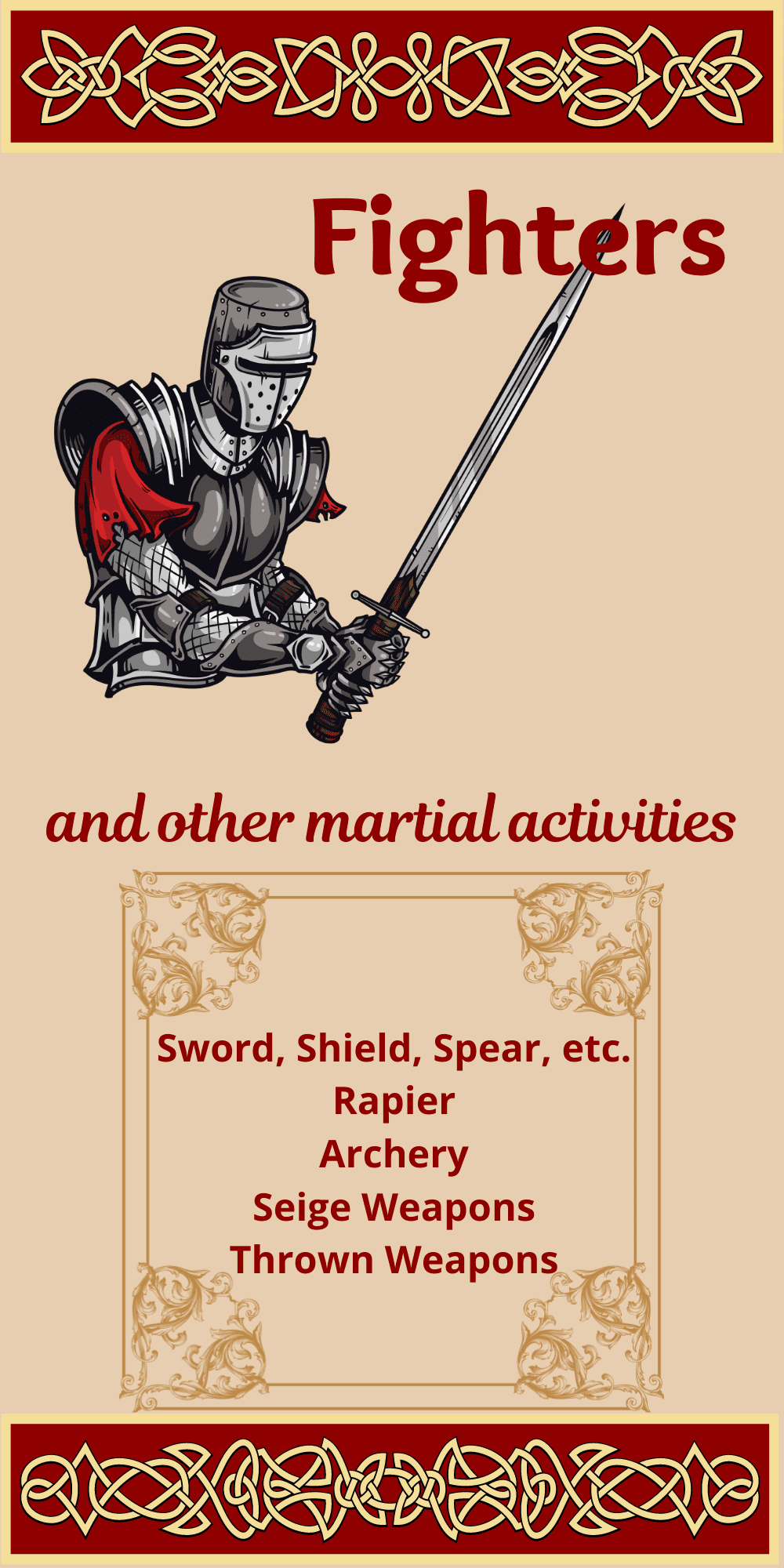 SCA Martial Activity graphic